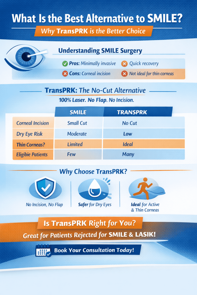 transprk vs smile eye surgery comparison
